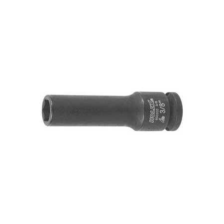 Holex Impact Socket, 3/8 inch Drive, 6 pt, Deep, 3/8 inch 650202 3/8